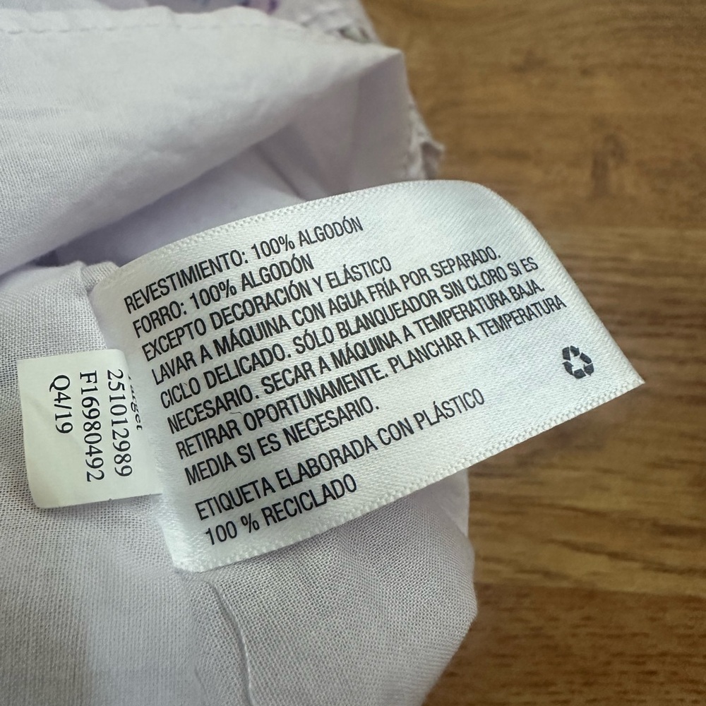 LoveShackFancy x Target Lou Ruffle Mini Dress Purple S - Picture 12 of 14